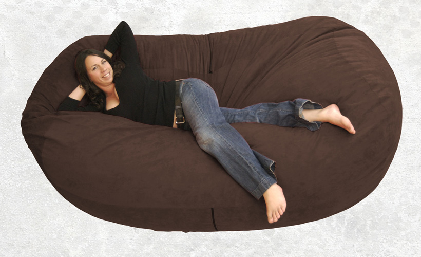 Reductress Woman ‘sending Good Thoughts’ From Bean Bag Chair