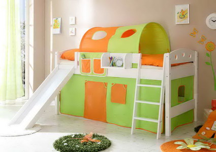 1-playtime tunnel bunk bed