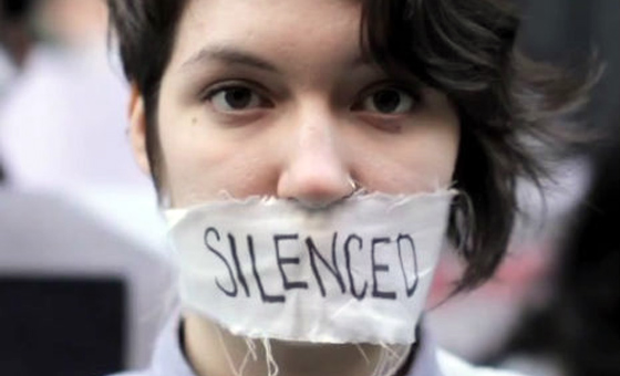 silenced woman