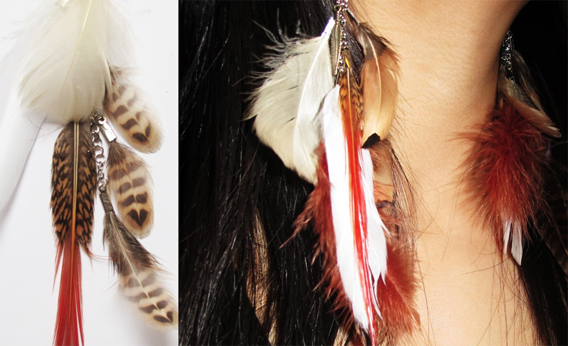 Feathered Earring - Reductress