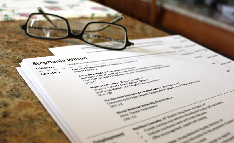 Resume Fonts - Reductress