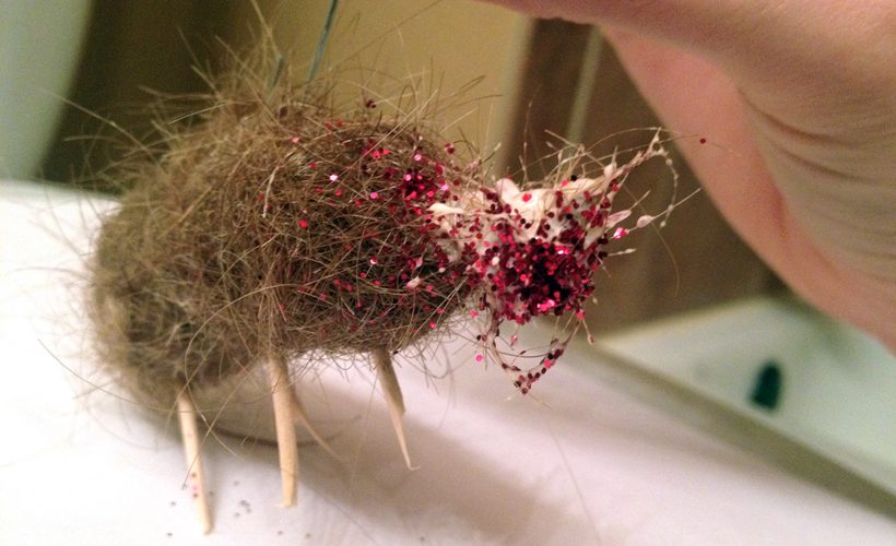 Reductress » Make DIY Ornaments From The Mound of Hair Clogging Your Drain