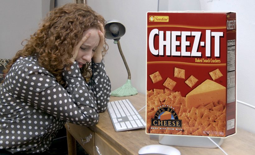 Reductress How To Get Over That Box Of Cheez Its When You Re