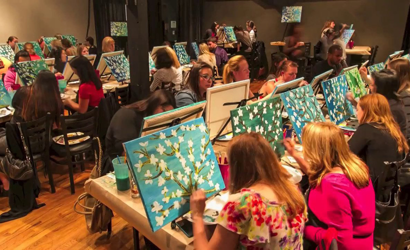 Paint, Sip Wine, have fun at our Selden, NY Paint Studio