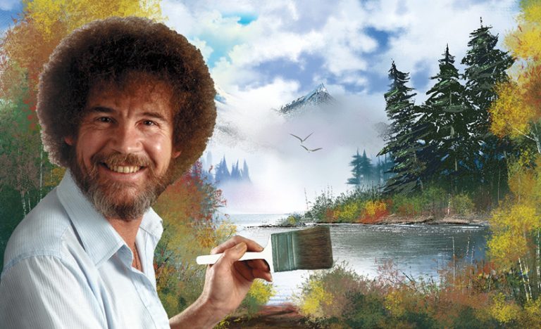 Reductress » Savage! Bob Ross Shades Tree