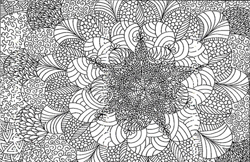 challenging coloring pages