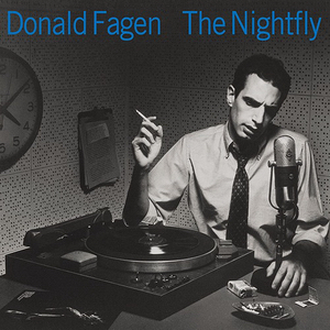 black and white album photo of nightfly of donald fagen
