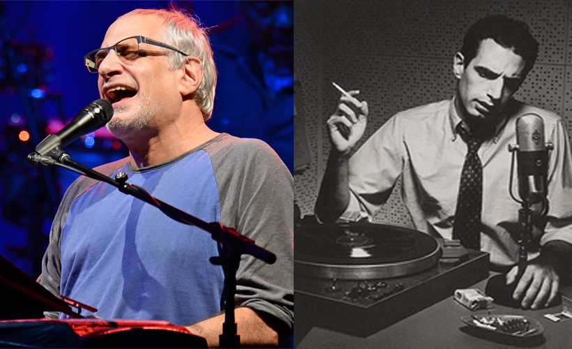 side by side pictures of donald fagen