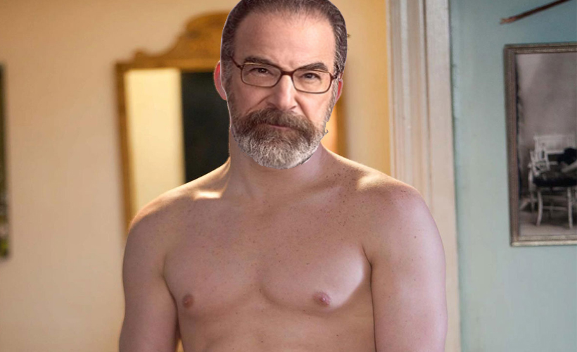 still from The Vow showing shirtless Channing Tatum with Mandy Patinkin's head on top