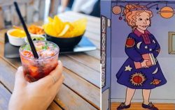 cocktails next to ms. frizzle