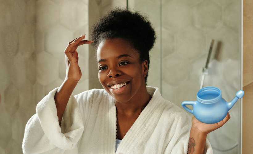 Reductress » Cool! This Woman Found a Neti Pot That Goes All the Way to Her  Brain